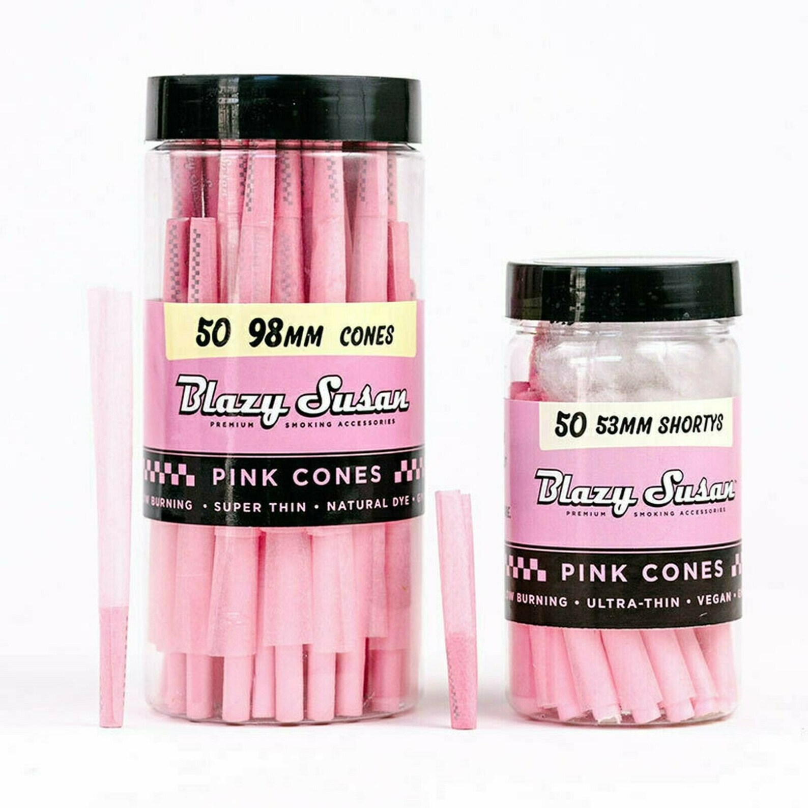 Blazy Susan Shorty Pink Pre Rolled Cones 50ct Vegan & Smooth Etsy