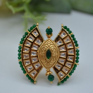 Tyaani Kundan Adjustable Rings/Kundan Rings/Statement Rings/Adjustable Rings/Indian Rings/Pakistani Jewelry/Indian Jewelry/Cocktail Rings
