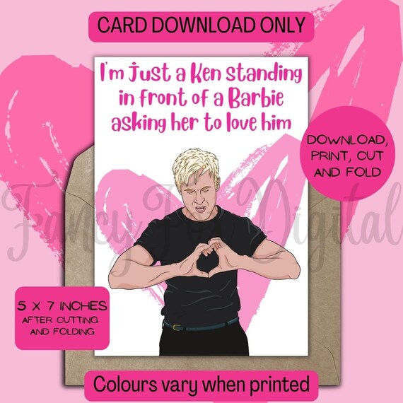 Ryan Gosling Birthday Card