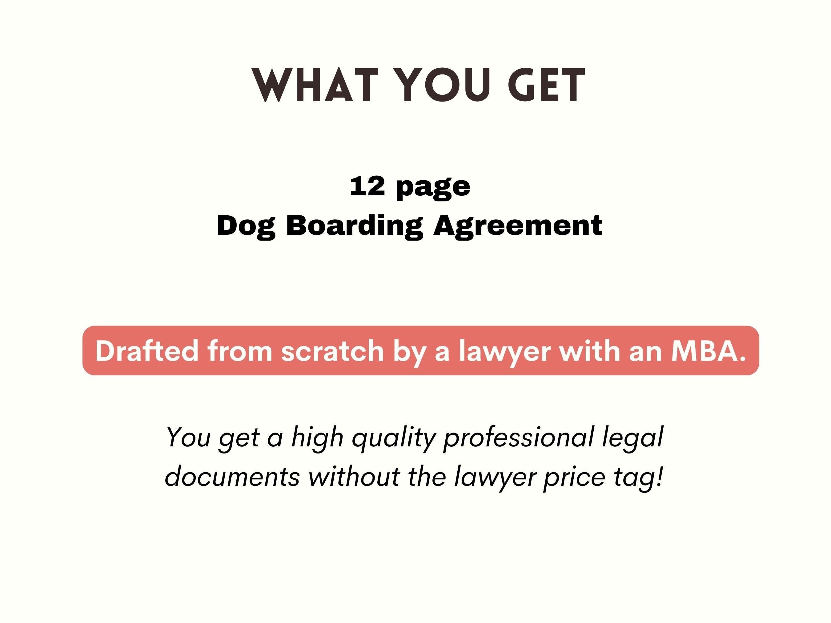 Dog Boarding Contract Template Dog Boarding Service Agreement Dog Dog Boarding Contract Template Dog Boarding Service Agreement Dog