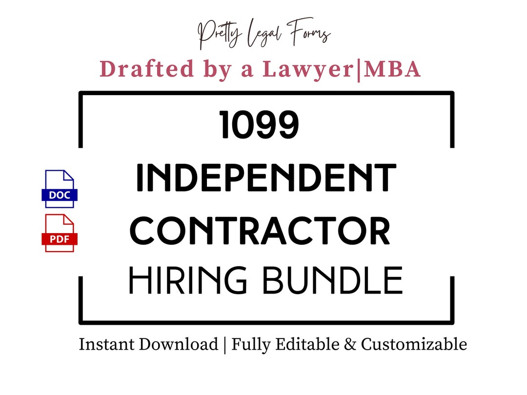 Independent Contractor Agreement 1099 Contract Template 1099 New Hire Independent Contractor Agreement 1099 Contract Template 1099 New Hire