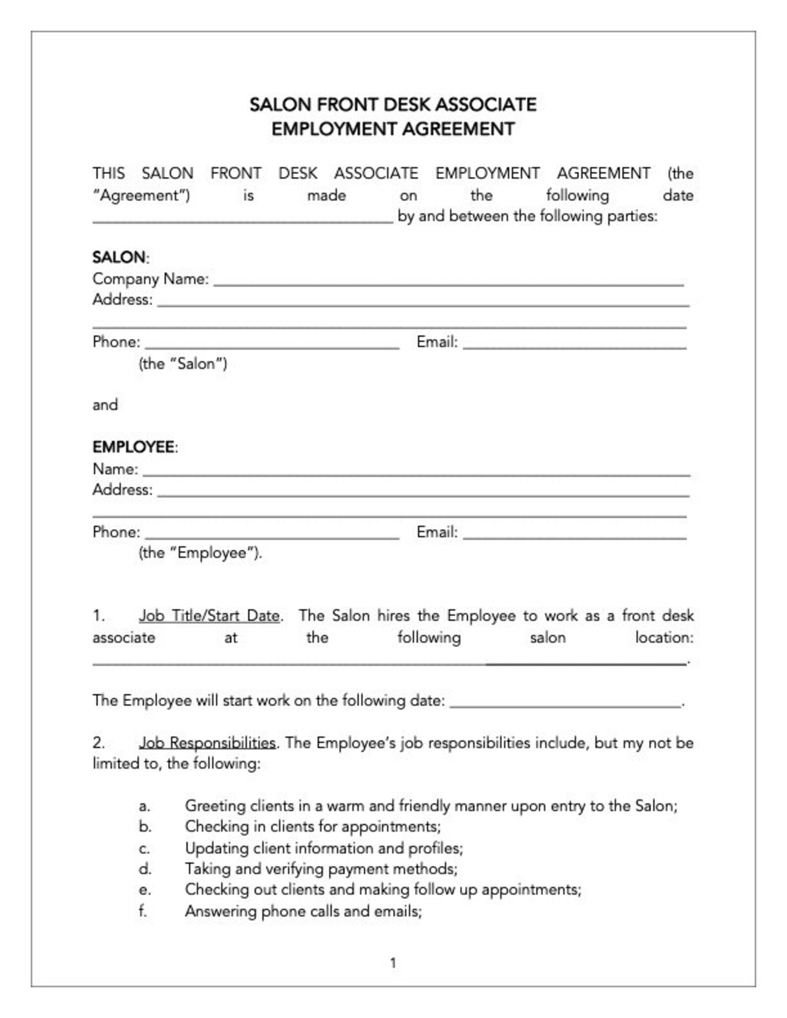 Salon Front Desk Jobs - z7h5g26