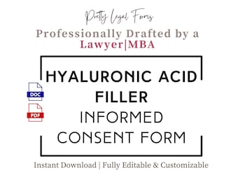 Editable Med Spa Forms Bundle | Botox, Filler, GLP-1 Consents (canva) - Etsy