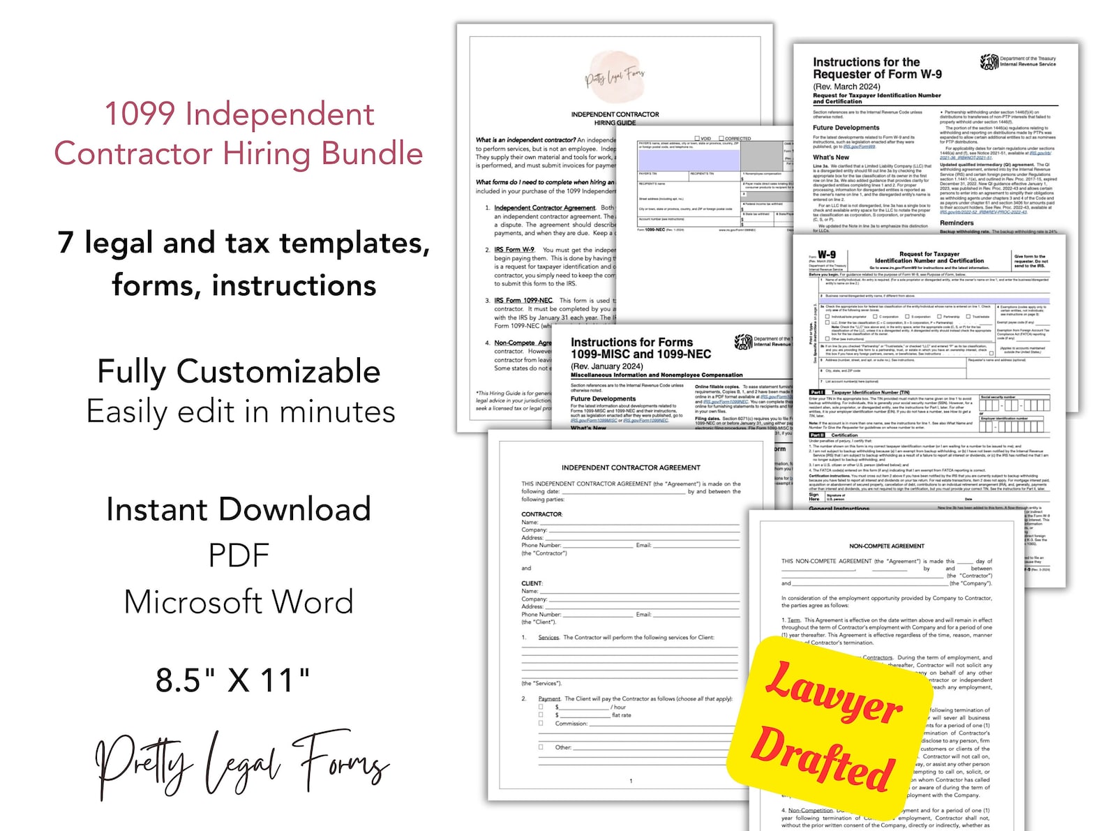 Independent Contractor Agreement 1099 Contract Template 1099 New Hire Independent Contractor Agreement 1099 Contract Template 1099 New Hire