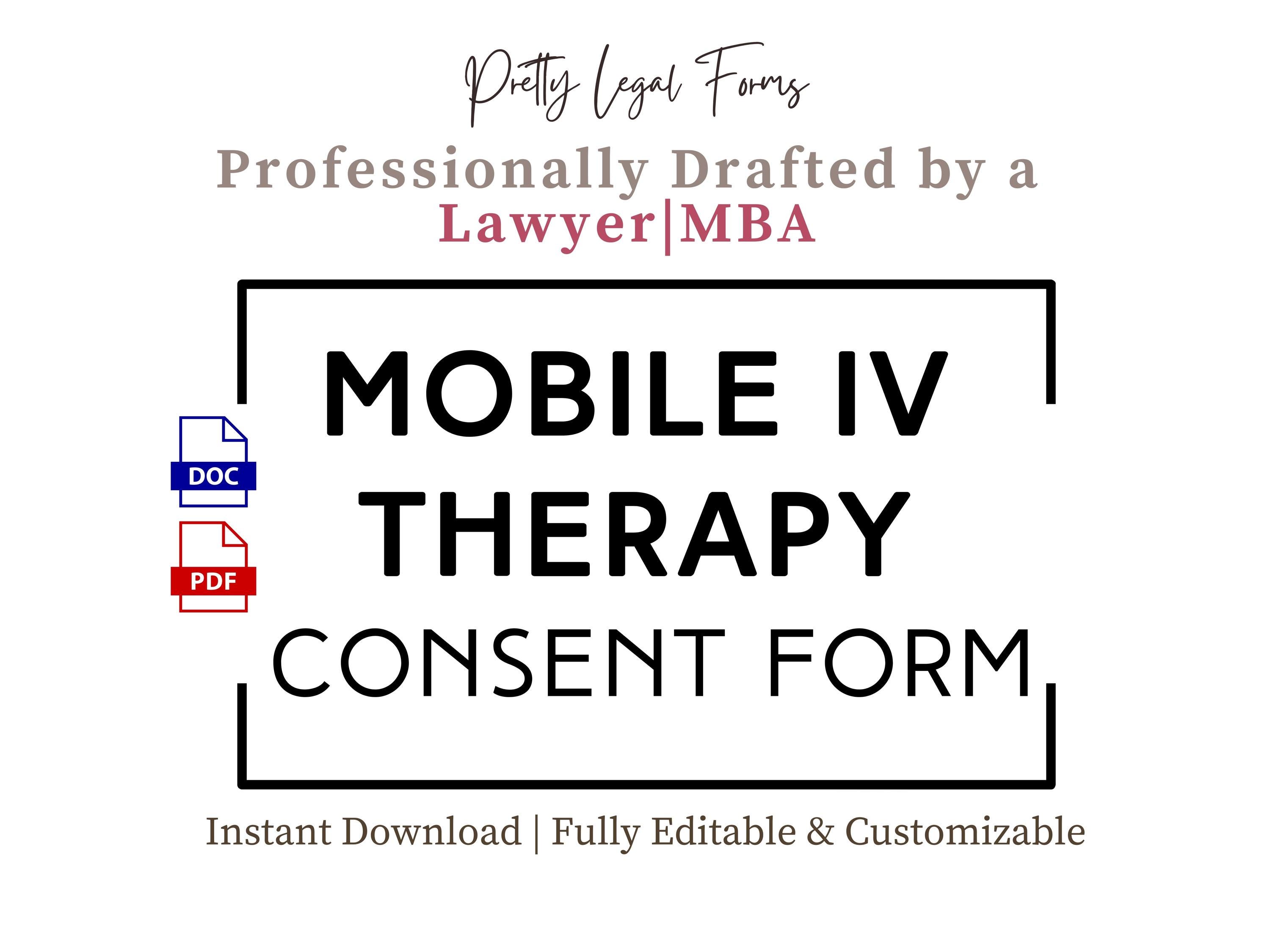 R Iv Forms.pdf Mobile IV Therapy Informed Consent Form IV Hydration Patient Consent ...