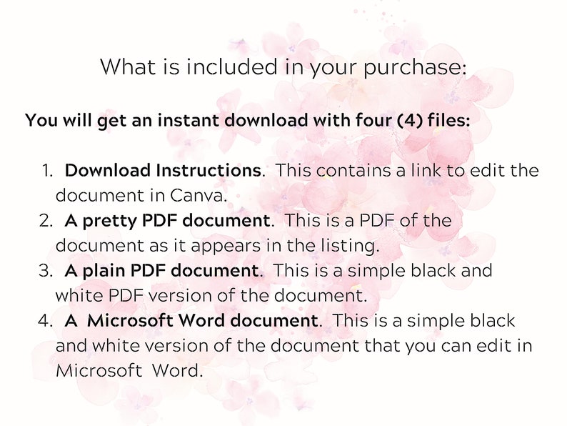 Live in Nanny Agreement Contract Editable Template Legal Etsy