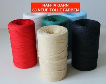 Raffiagarn weich,1A Qualität,grosse Farbauswahl Bast, Raffia Sommertaschen, Prämiumsraffia, Hüte, Bast, Papiergarn, Häkelgarn,Softyarn Rafya