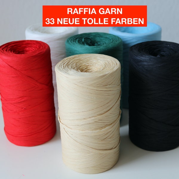 Raffiagarn weich,1A Qualität,grosse Farbauswahl Bast, Raffia Sommertaschen, Prämiumsraffia, Hüte, Bast, Papiergarn, Häkelgarn,Softyarn Rafya