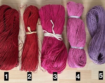 Lot de fils de papier, NOUVELLES COULEURS ! Fil au crochet, raphia naturel, raphia, facile à crocheter, vegan, sacs, chapeaux d'été, pochette,