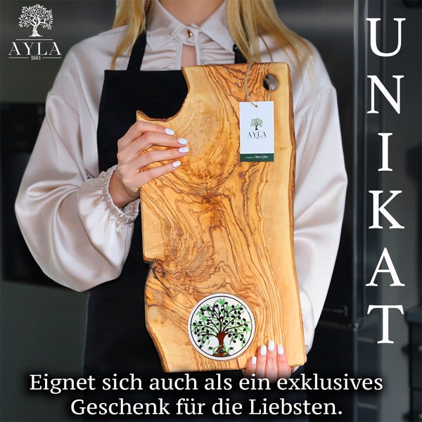 Olivenholz,Servierbrett, Ceramic, Geschenk, Käseplatte, Schneidebrett, Organic, Home Decor, Küche, gift, Holzbrett,deko, Muttertag