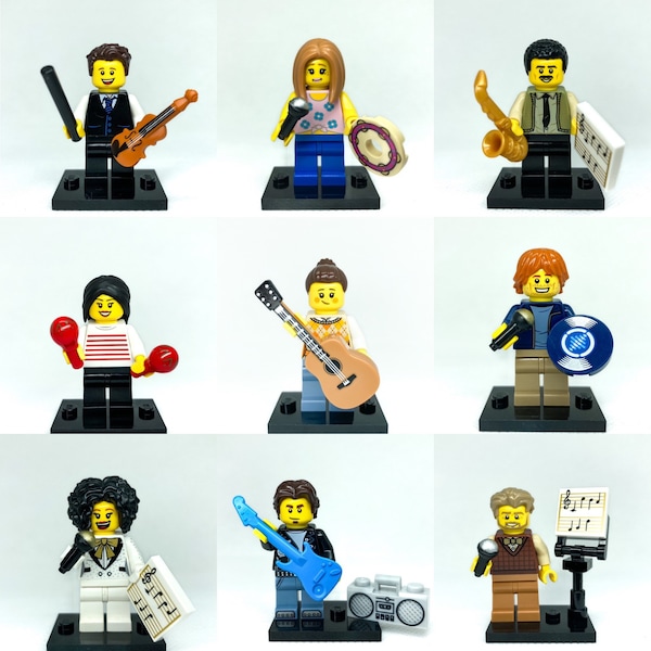 Custom Lego Minifigures - Musician Collection!