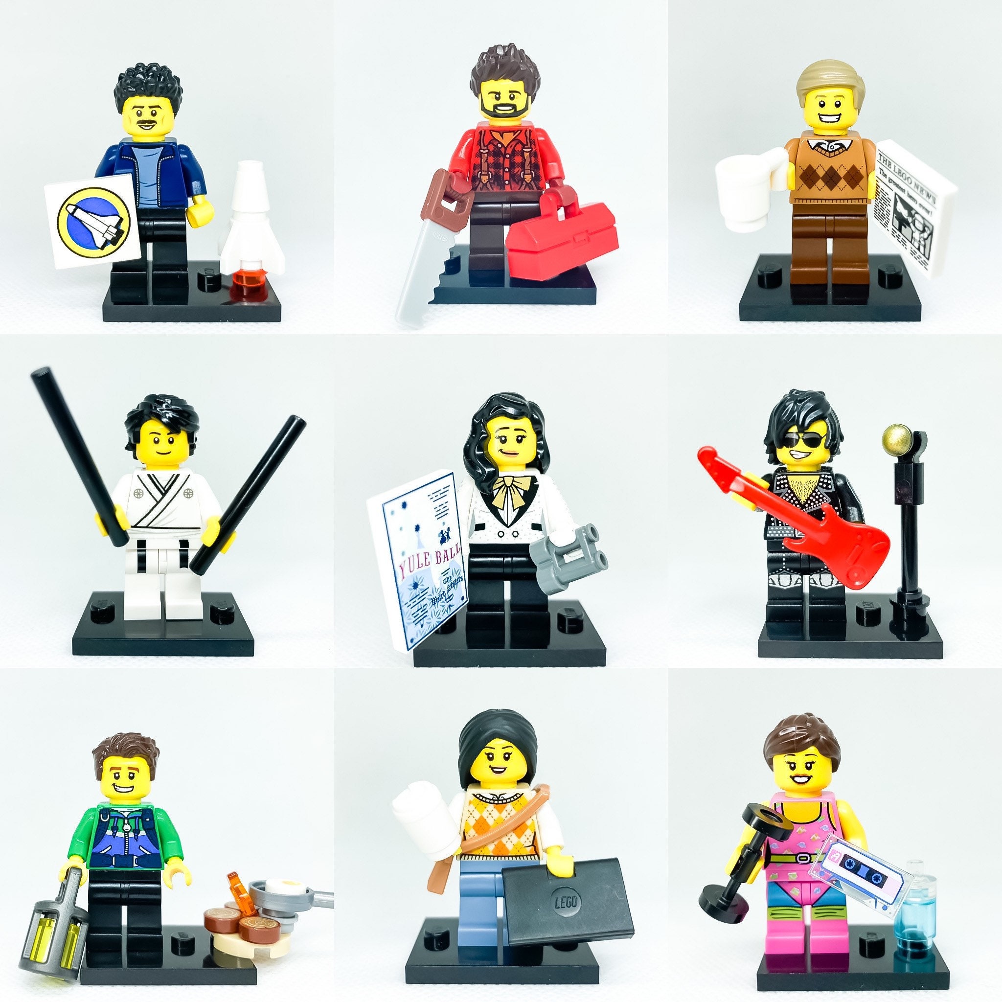 Custom lego minifigures for sale sale