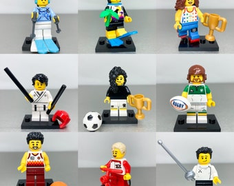 Minifigure personnalisée - Collection d’athlètes Lego!