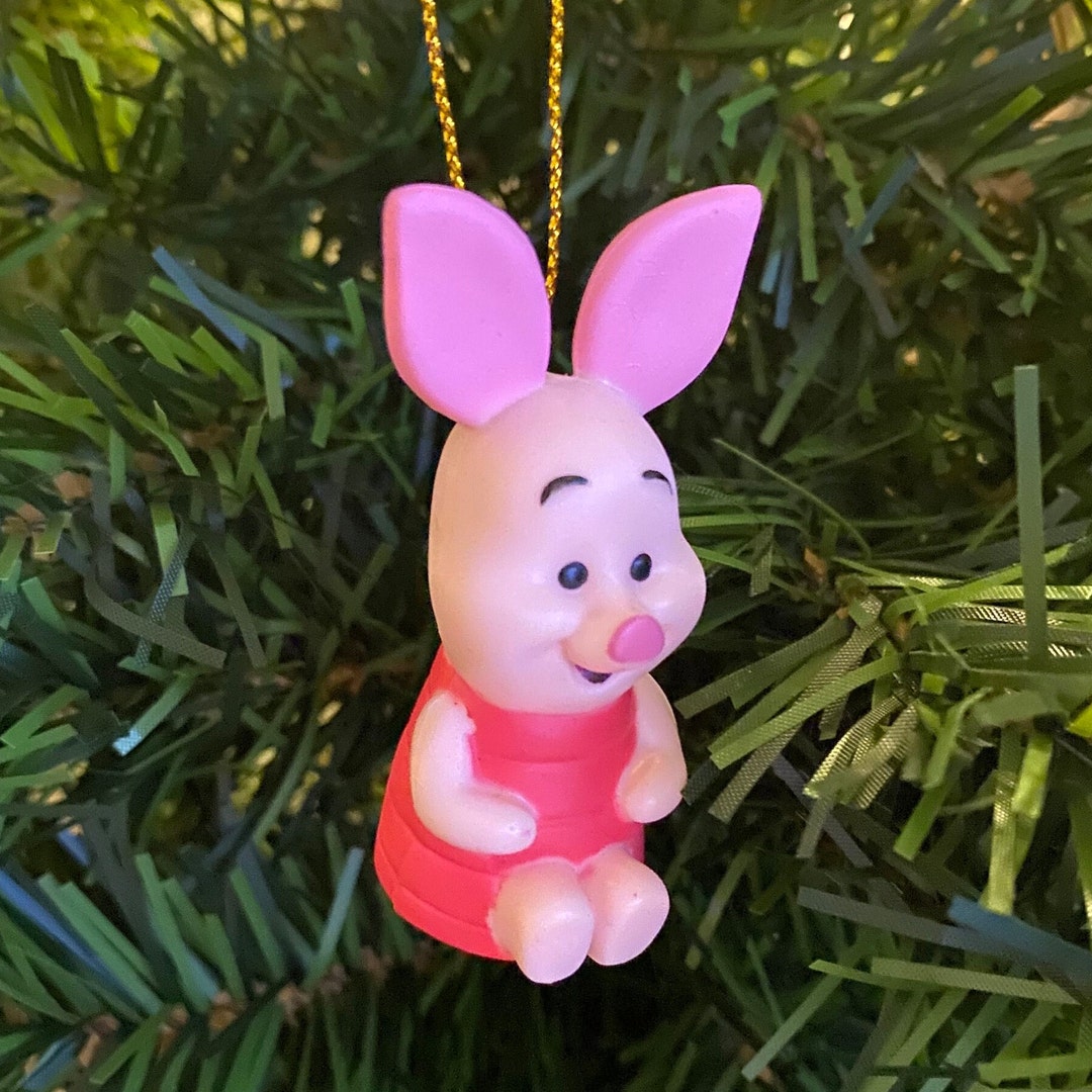 Piglet Ornament Figure Disney Winnie Pooh Movie Christmas Tree Etsy