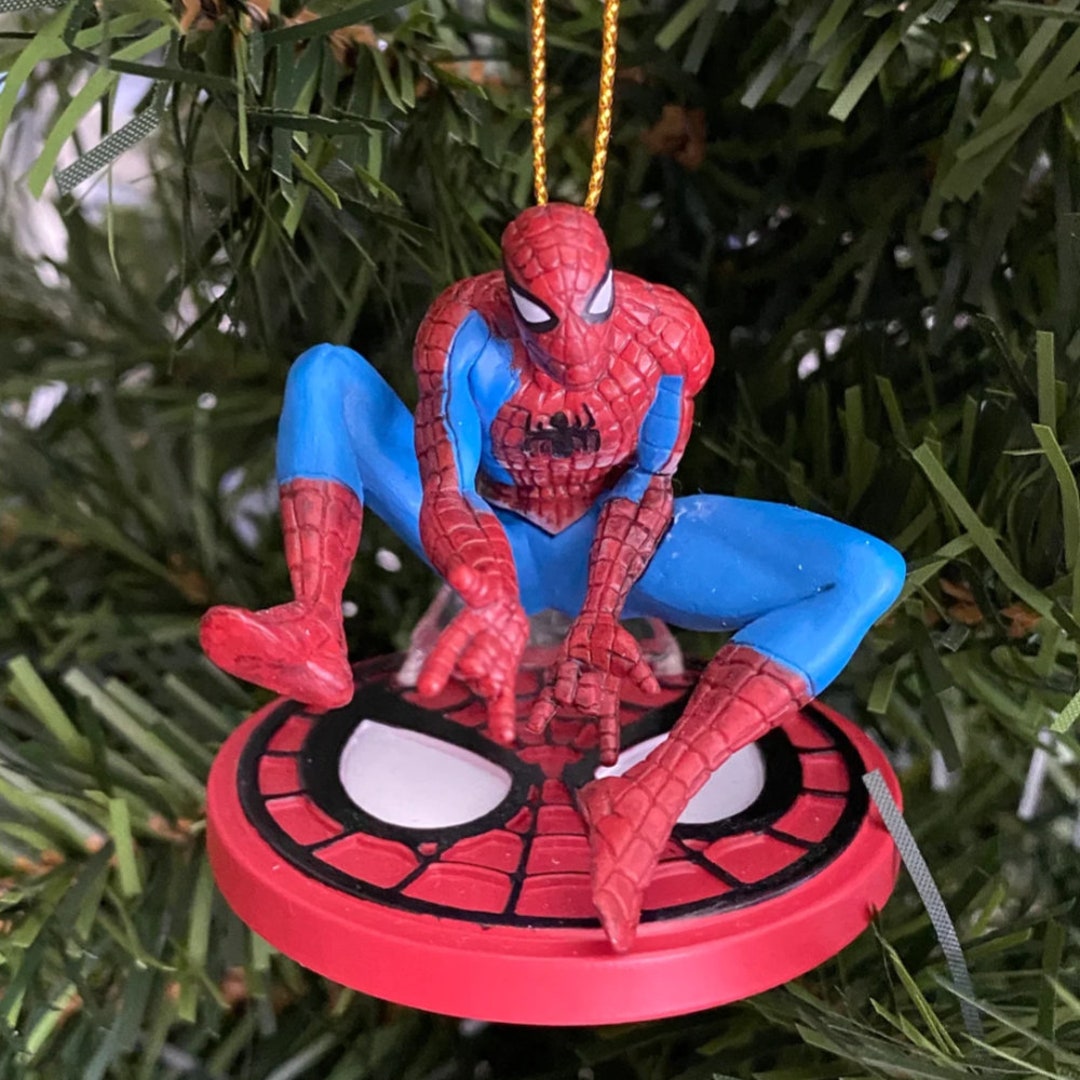 Spiderman Ornament Disney Christmas Tree Decoration Gift Stocking Etsy