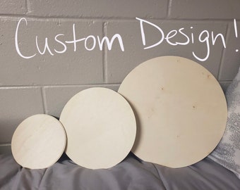 Custom Design on Wooden Board