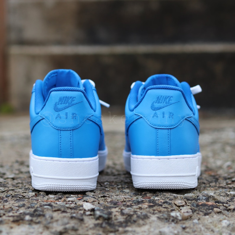 Custom Nike Air Force 1 Low Sky Blue Custom NWT - Etsy