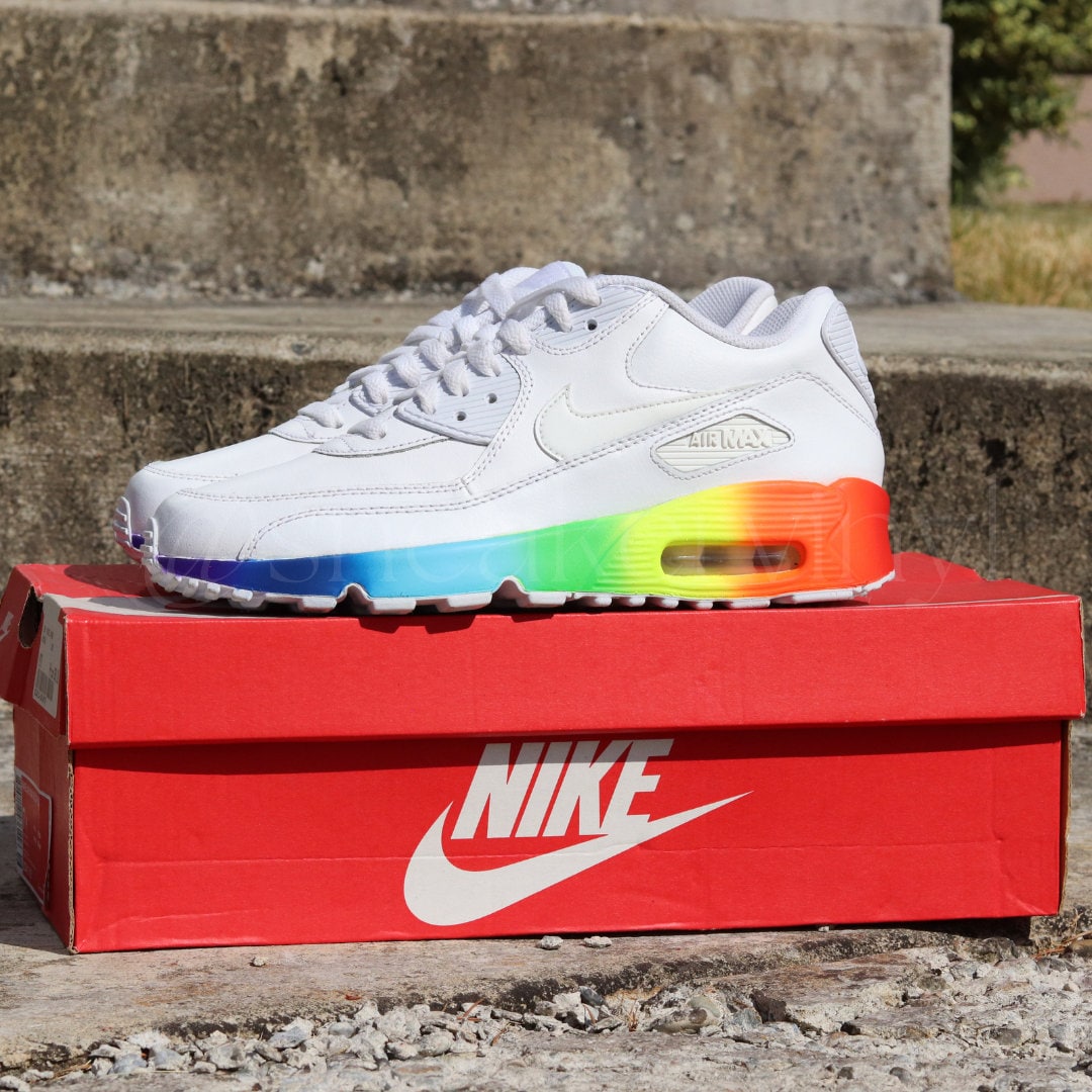 Nike Air Max 90 PRIDE Rainbow Custom NWT -  Israel