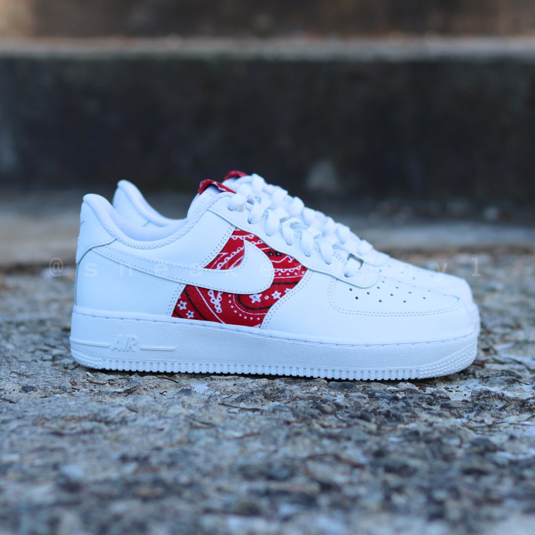 red bandana air force 1