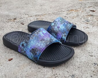 galaxy nike slippers