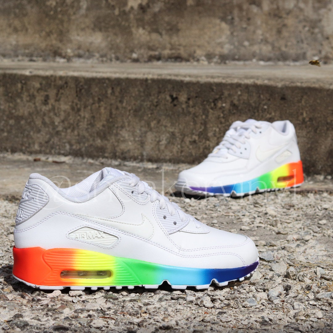 Nike Air Max 90 PRIDE Rainbow Custom NWT -  Israel