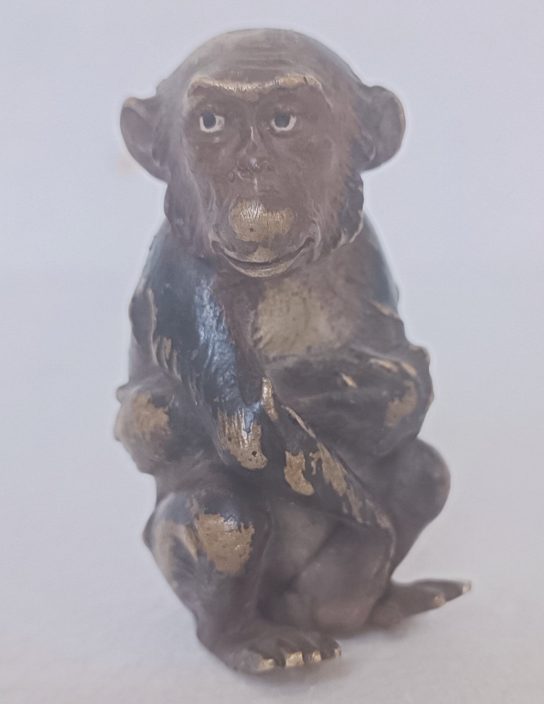 Antique Viennese Bronze Monkey Figurine Bergmann Etsy