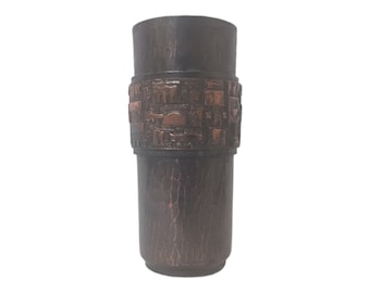 brutalist Strong form mcm vintage design vase
