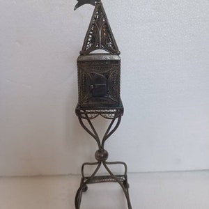 Antiker silberner Filigree-Judaica Havdalah-Gewürzturm