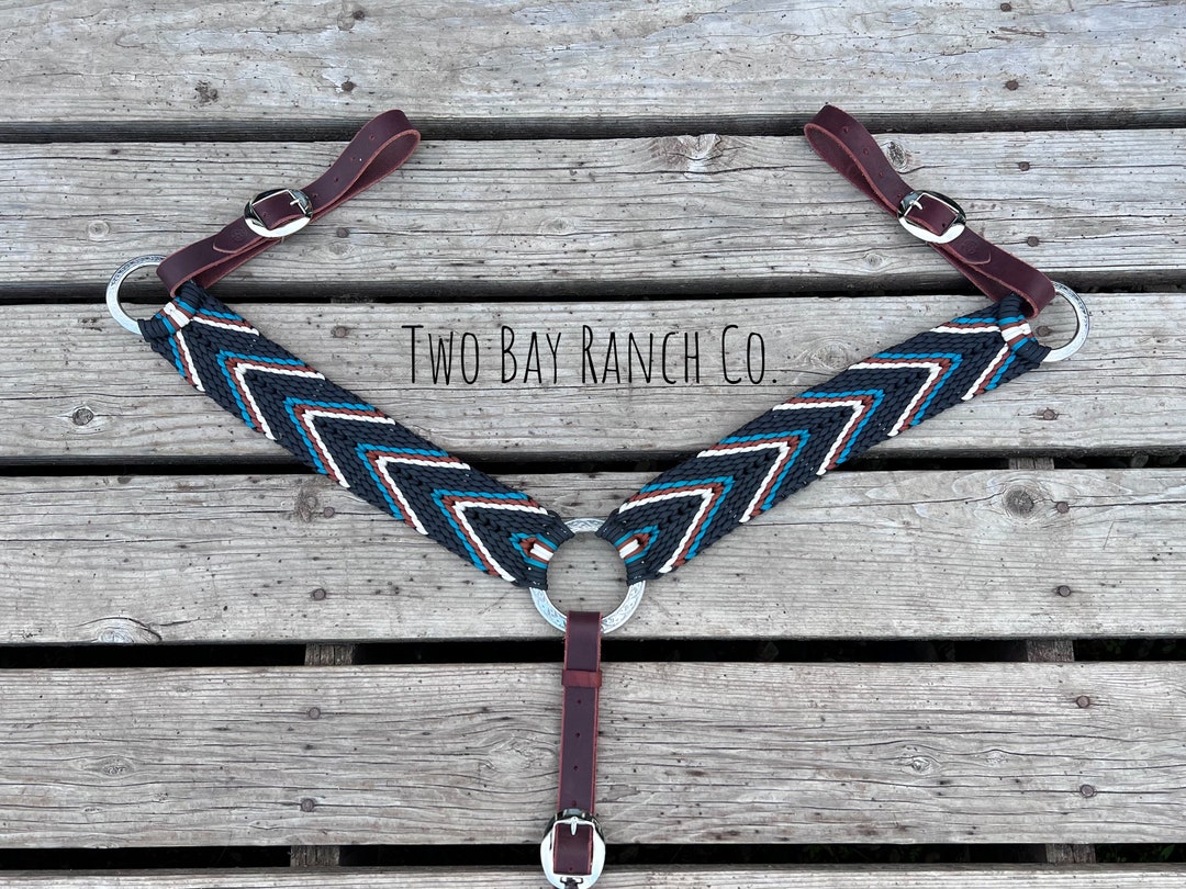 Breast Collar Western Breast Collar Paracord Breast Collar Etsy