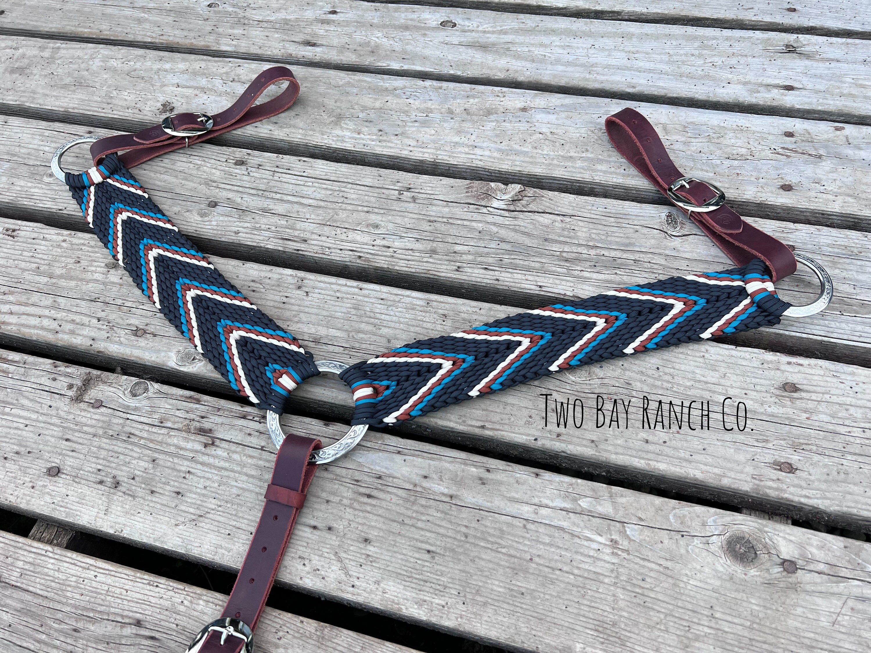 Breast Collar Western Breast Collar Paracord Breast Collar Etsy