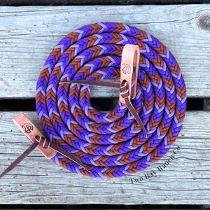 8ft braided paracord loop reins, horse reins, reins, paracord reins, paracord tack, horse tack, paracord horse reins, braided reins, tack