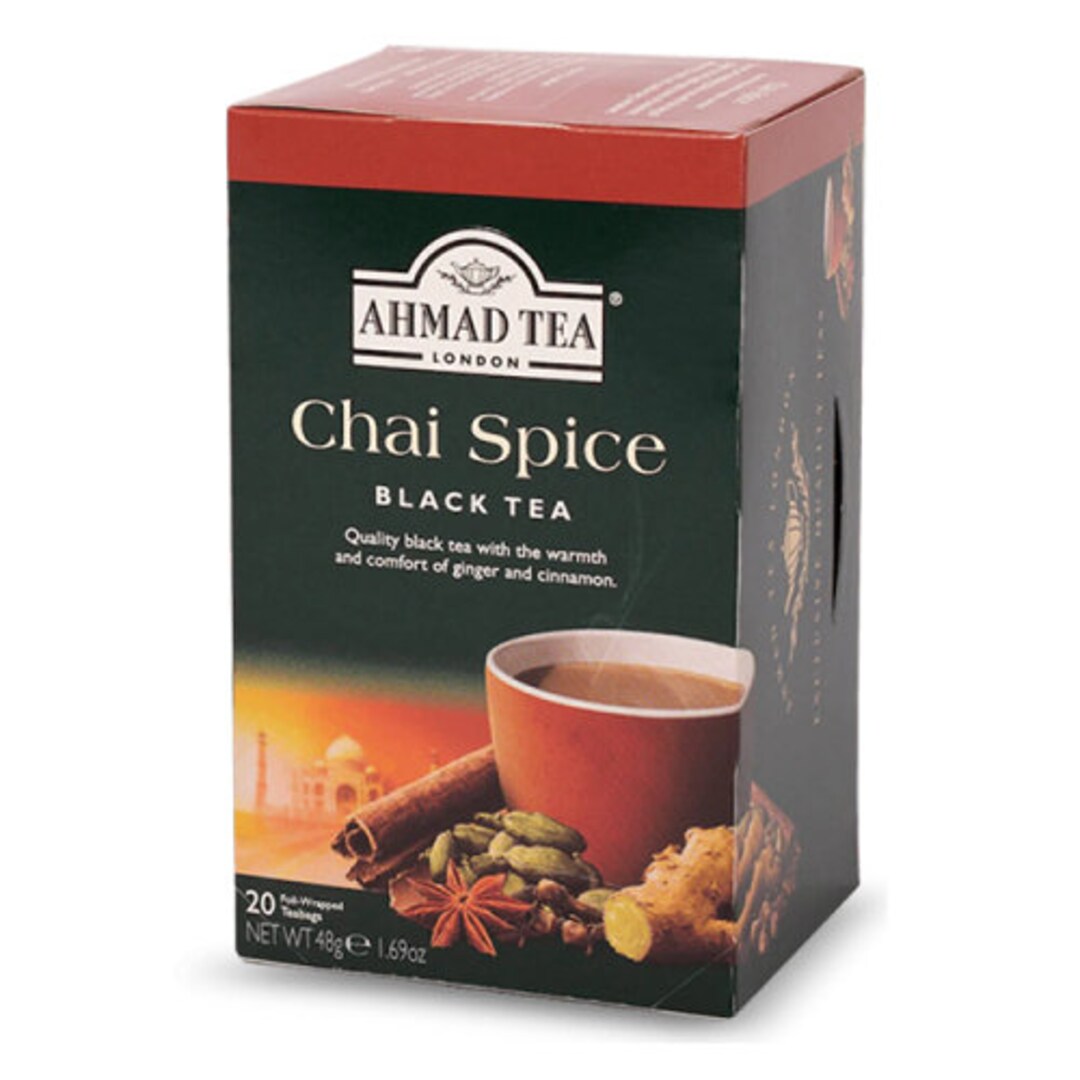 Ahmad Tea Chai Spice Black Tea, 20 Bag Count or 120 Bag Count Etsy