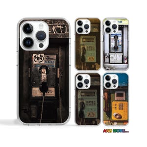 Retro Payphone Art case cover case for iPhone 16e 16 Pro Max case for Samsung S25 S24 Ultra A16 case for Pixel 8 Pro