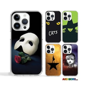 Broadway Musicals case for iPhone 16e 16 Pro Max case for Samsung S25 S24 Ultra A16 case for Pixel 8 Pro