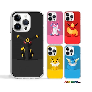 Eevee case for iPhone 16e 16 Pro Max case for Samsung S25 S24 Ultra A16 case for Pixel 8 Pro