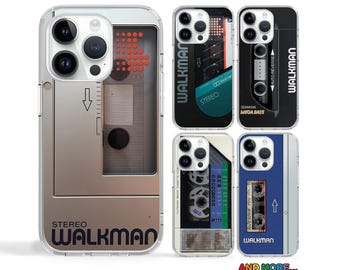 Retro Walkman Art case cover case for iPhone 17 Air 16e 16 for Samsung S25 S24 Ultra A16 case for Pixel 10 Pro