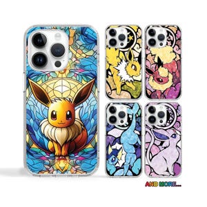 Eevee case for iPhone 16e 16 Pro Max case for Samsung S25 S24 Ultra A16 case for Pixel 8 Pro