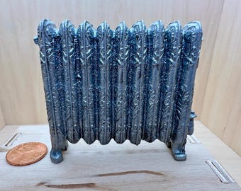 Radiateur Miniature 1/12 Pour Maison De Poupée – Élément Chauffant En Alliage Zinc – Décoration Intérieure Réaliste – Accessoire Mini Maison