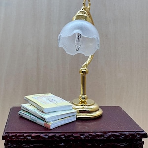 Miniature Fluted Shade Desk Lamp