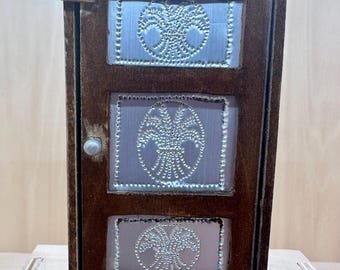 Antique Look Miniature Jelly Cupboard or Pie Safe