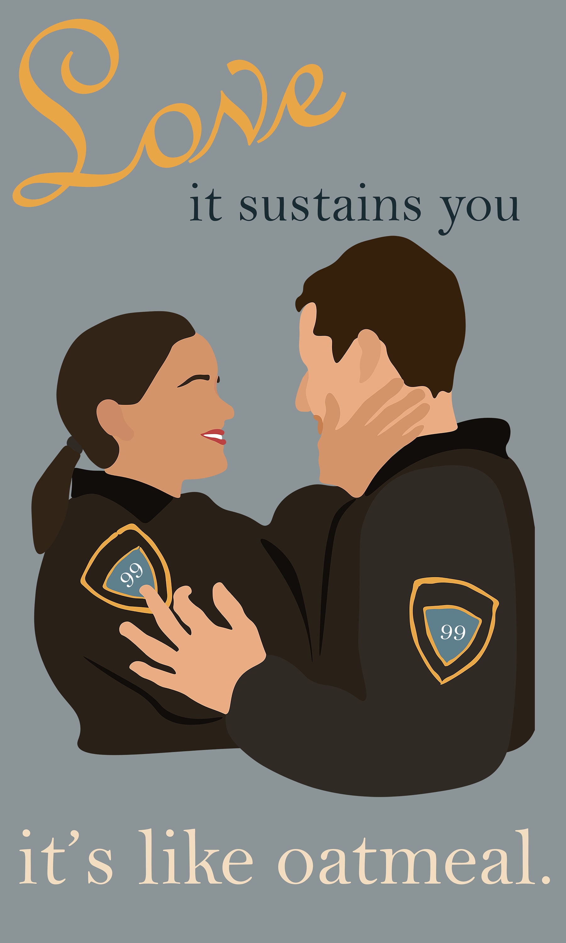 Love Sustains You Digital (SVG PNG) Brooklyn 99