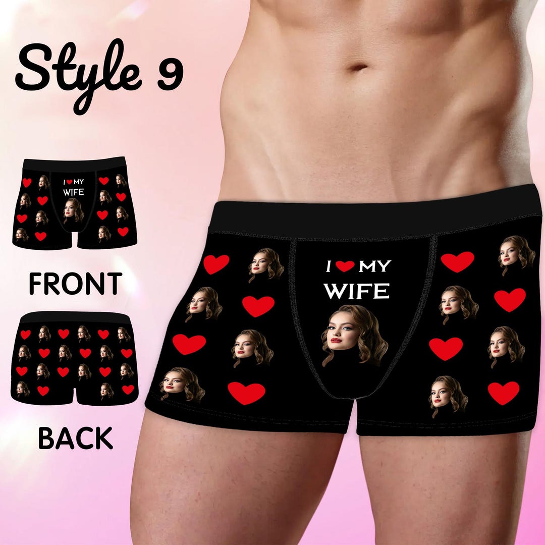 Custom Briefs Personalized Face Boxer Briefs, Custom Photo Underwear, Gift for Him - Etsy