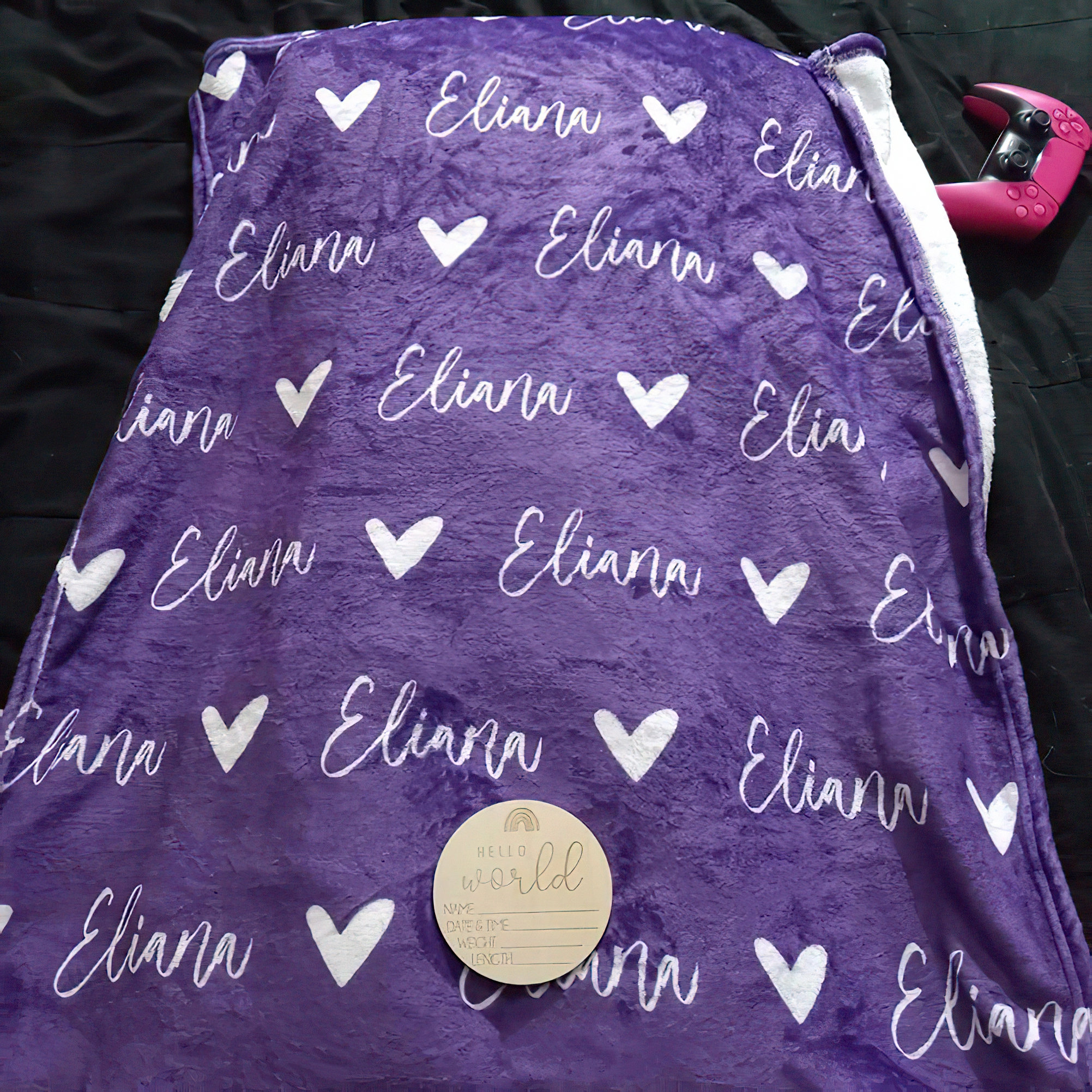Personalized Girl Name Blanket, Custom Baby Blanket, Newborn Blanket, Girl Blanket Gift, Baby Blanket, Kids Blanket, Christmas Present Gift
