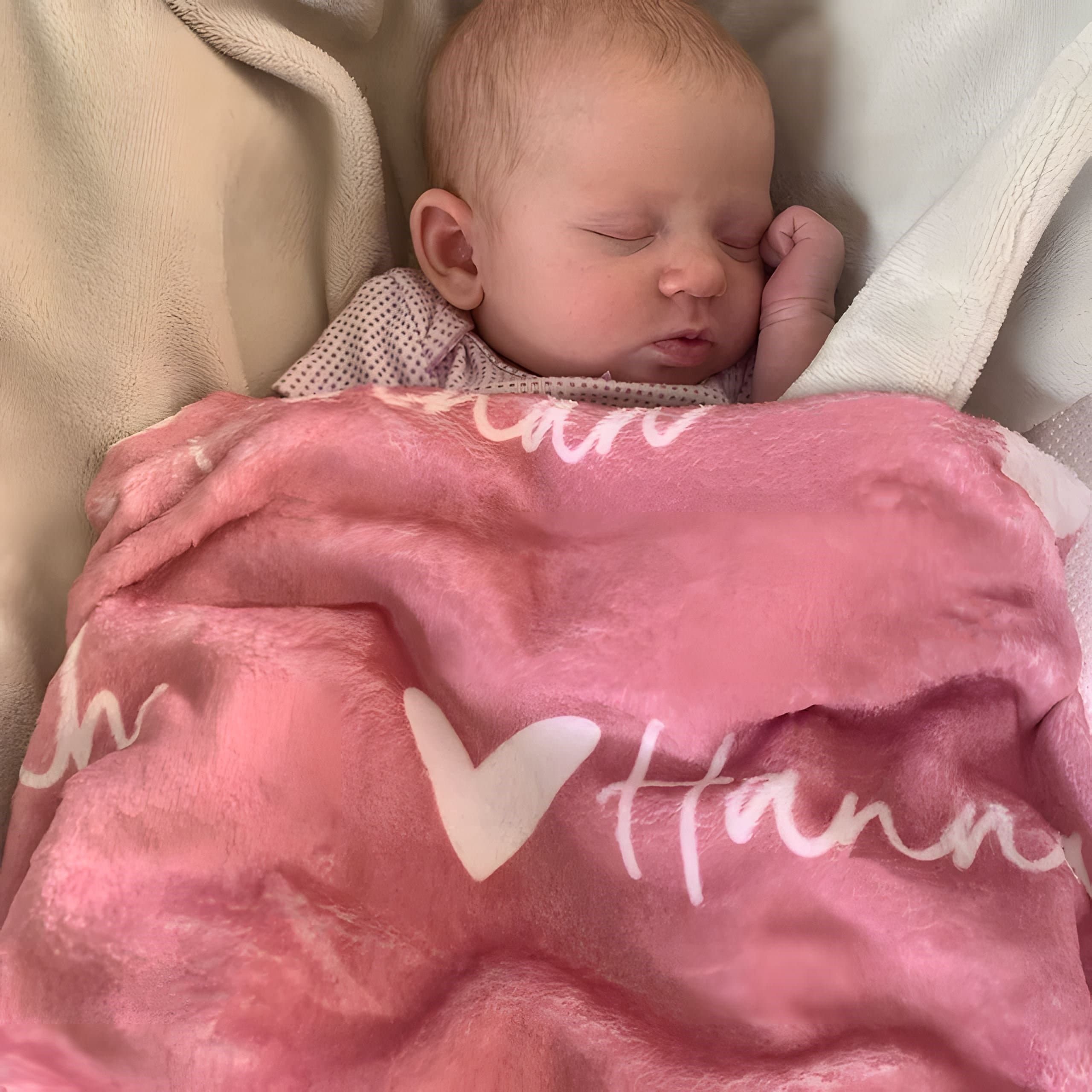 Personalized Girl Name Blanket, Custom Baby Blanket, Newborn Blanket, Girl Blanket Gift, Baby Blanket, Kids Blanket, Christmas Present Gift