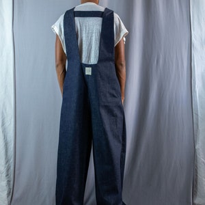 Designer-Jeans-Overalls, XXL-Jeans-Overalls, Herman-Overalls, XXL-Unisex-Overalls, geschlechtsneutraler Overall von Etok Project Bild 6