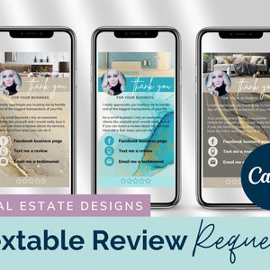 Textbarer Immobilienbewertungsantrag, Kundenbewertungsantrag, Immobilienmarketing, Bewertungsantrags-Flyer, Empfehlungs-Flyer, Testimonial-Flyer