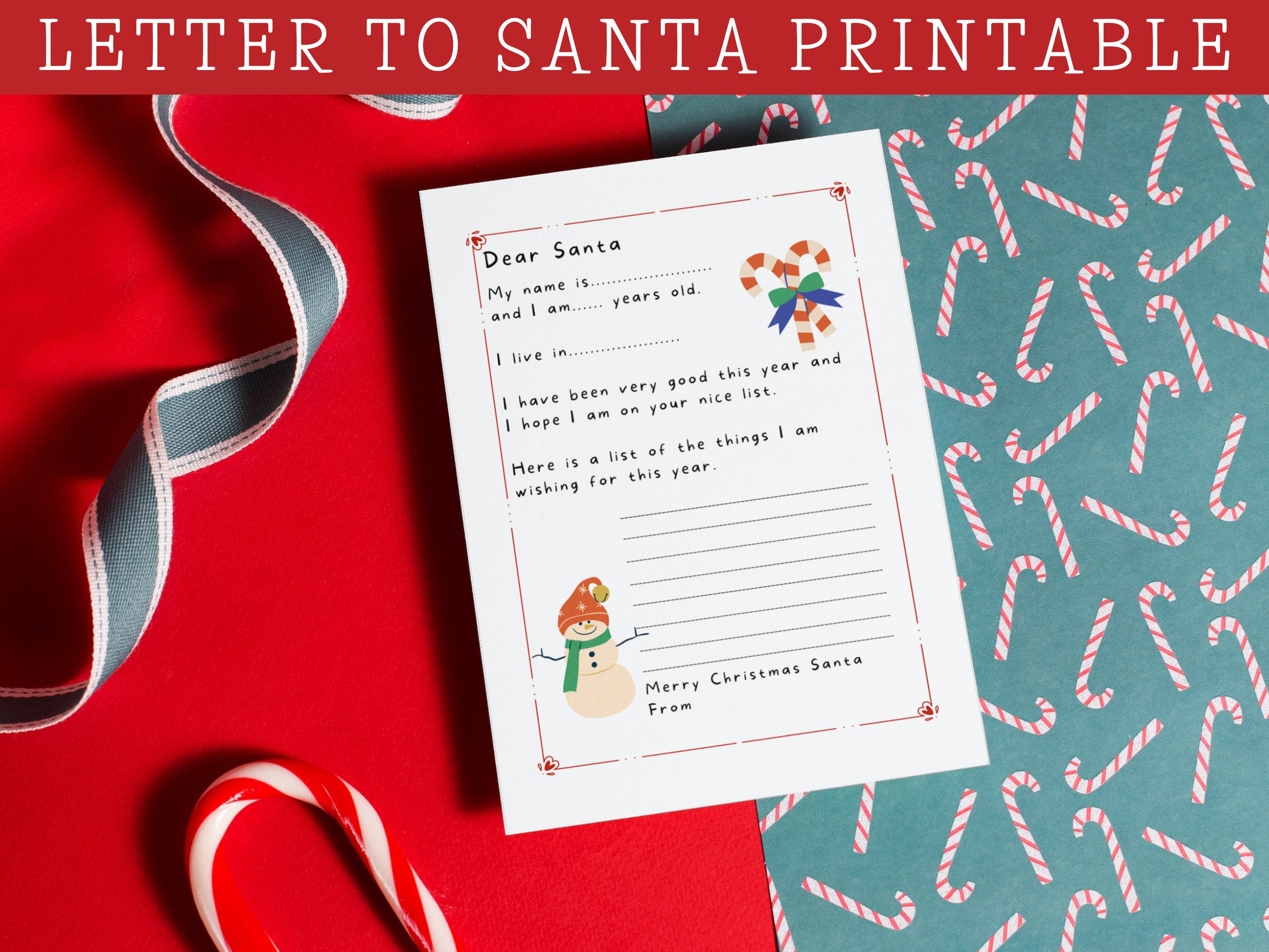Letter to Santa / Father Christmas Letter / Christmas List / - Etsy UK