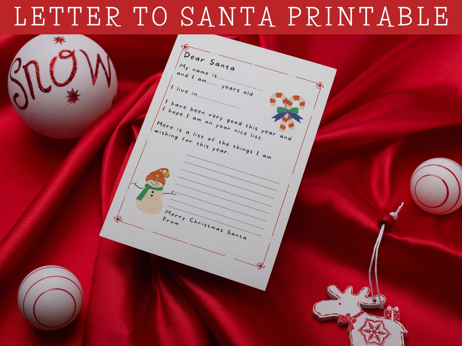 Writing A Letter To Father Christmas Template Writing A Letter To Father Christmas Template