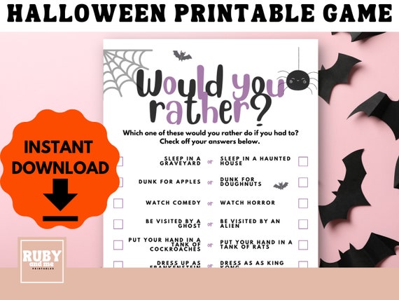 Halloween Would you Rather Quiz