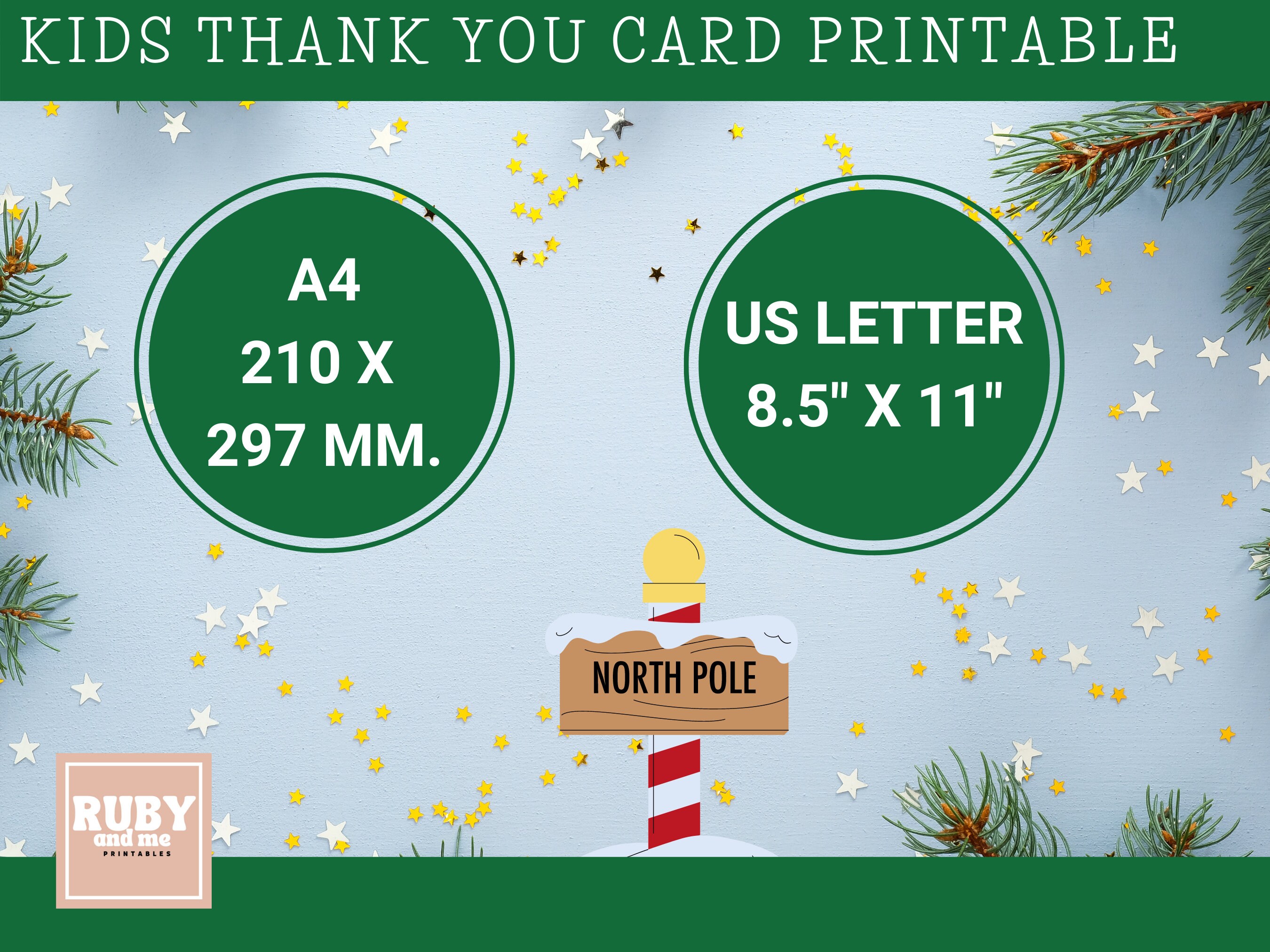 Printable Thank You Notes Christmas Thank You Notes Fill in - Etsy
